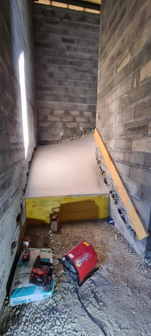 Structure béton en cours de construction Coutras