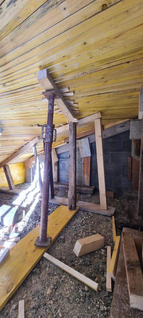 Construction et plafond en cours Coutras