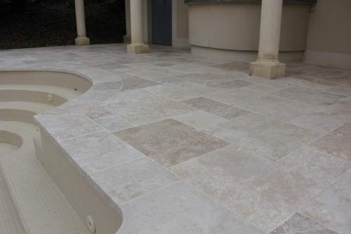 Carrelage plage piscine Coutras